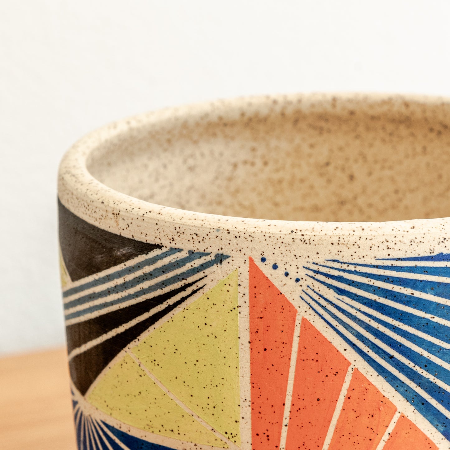 Ching Wang | Graphic Glazed Cachepot