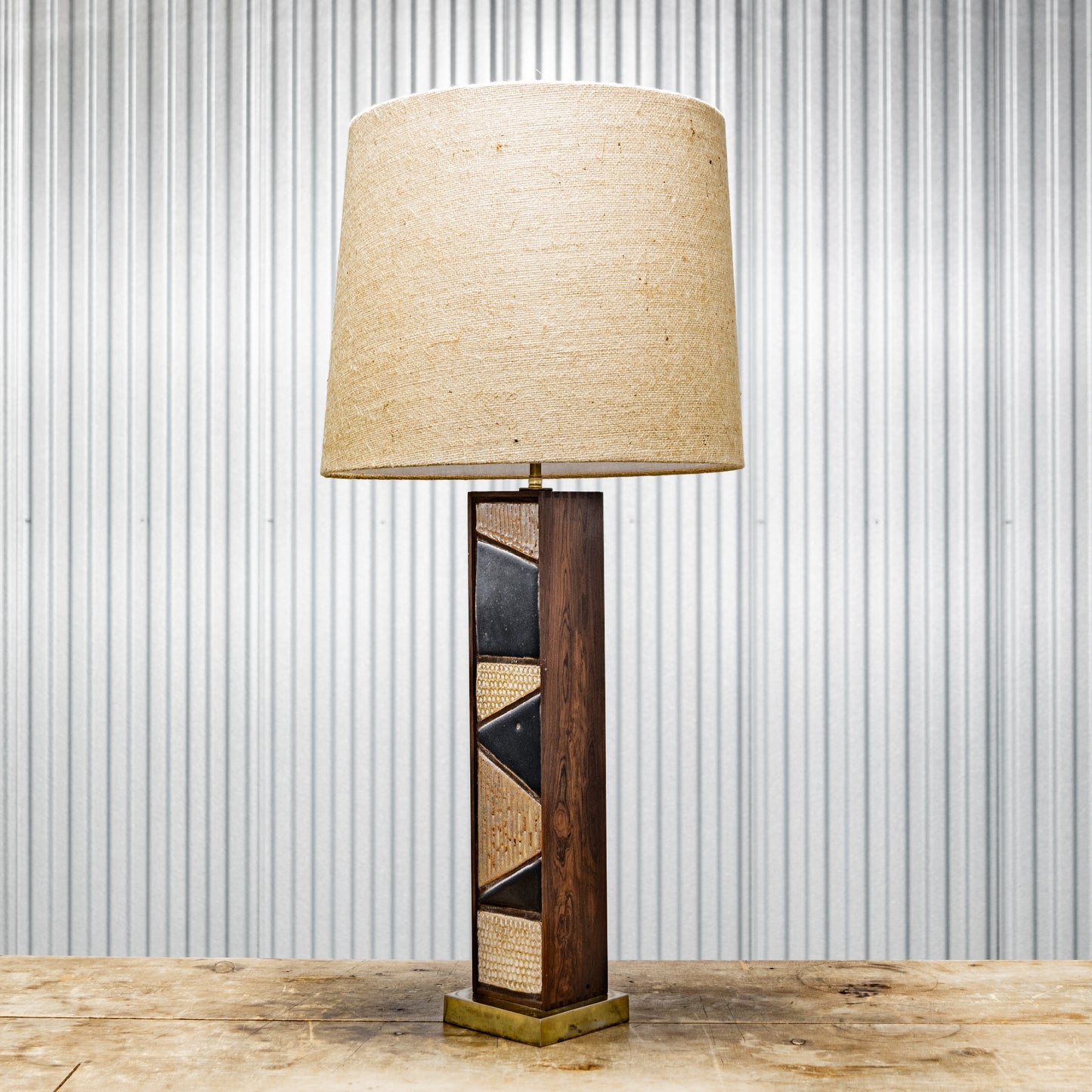 Gordon + Jane Martz | Ceramic Tile Table Lamp