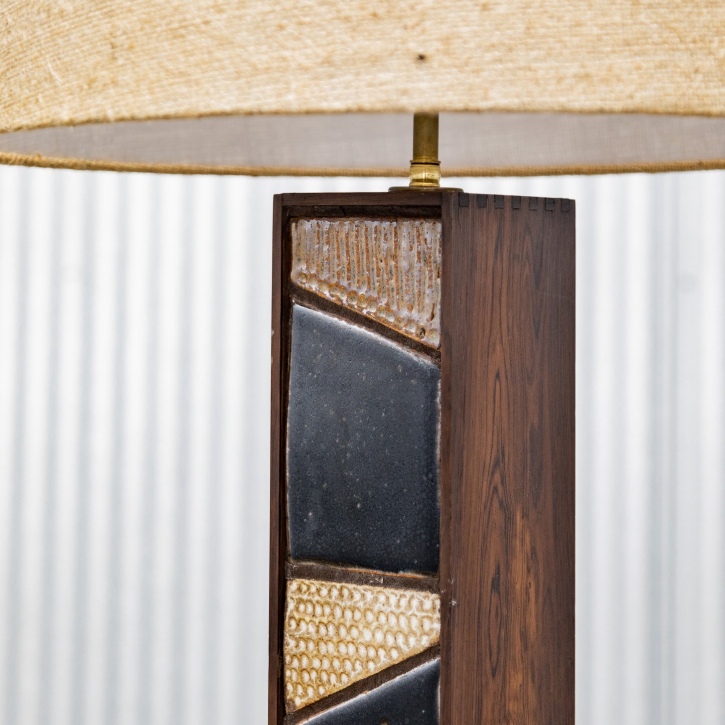 Gordon + Jane Martz | Ceramic Tile Table Lamp