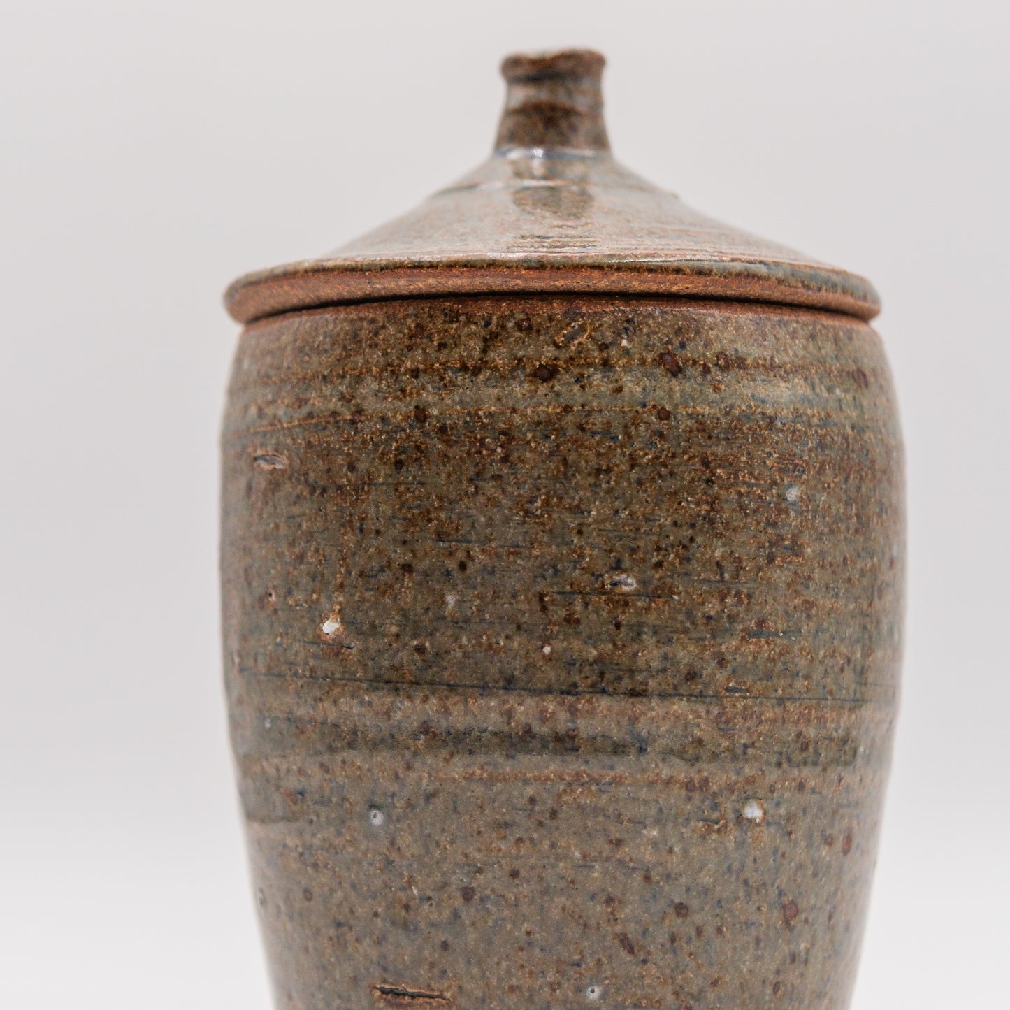 Mitsuko Ikeno | Speckle Tone Lidded Vessel