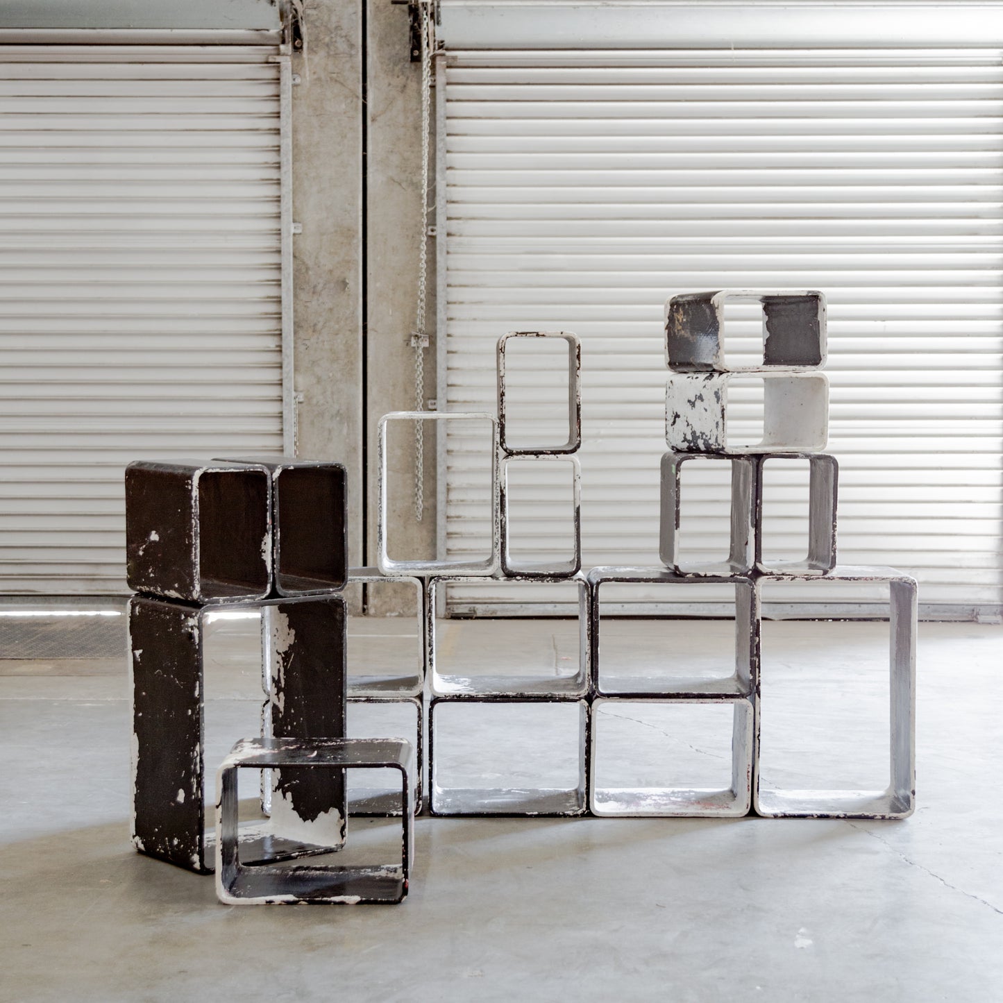 Willy Guhl | Modular Fiber Concrete Cube Set