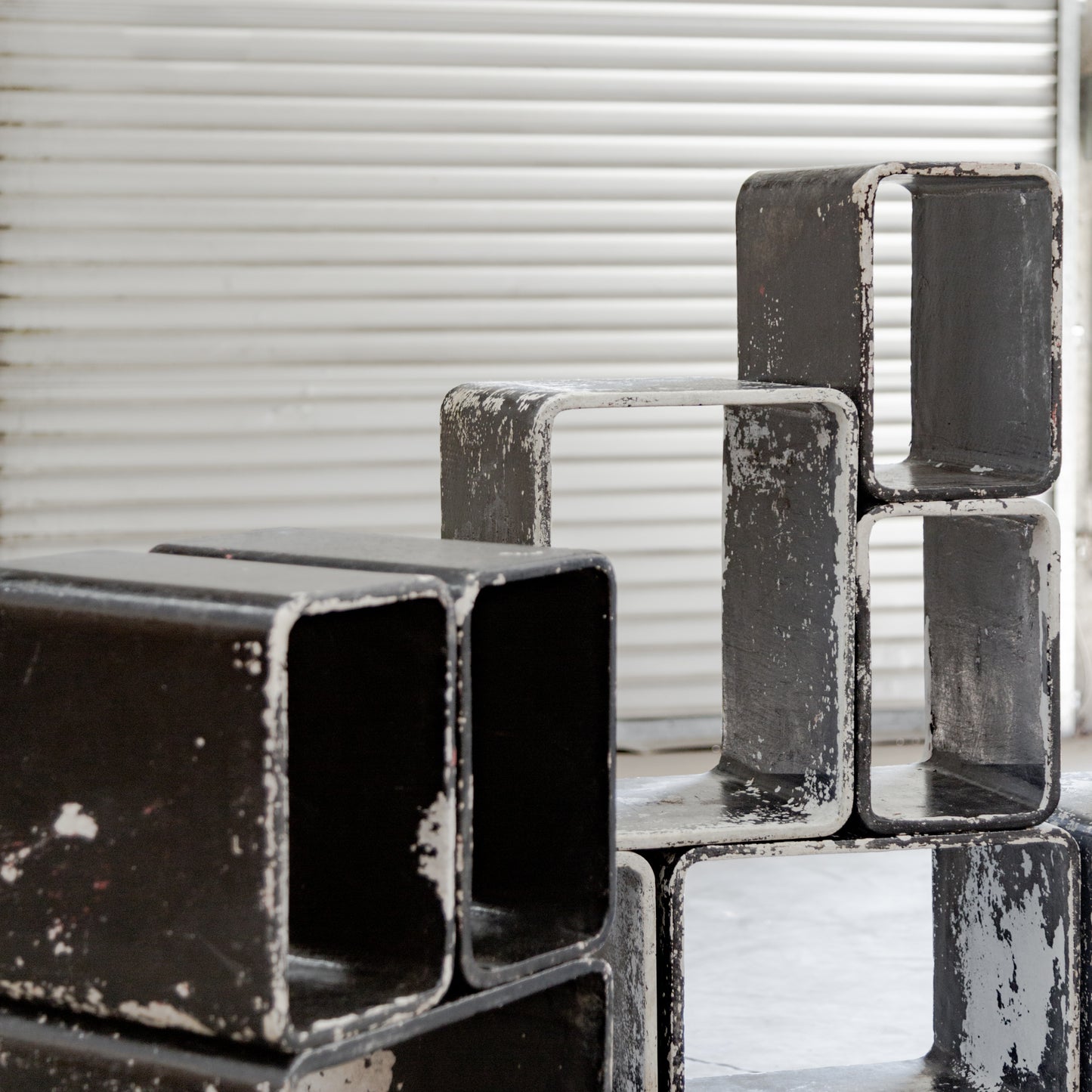 Willy Guhl | Modular Fiber Concrete Cube Set