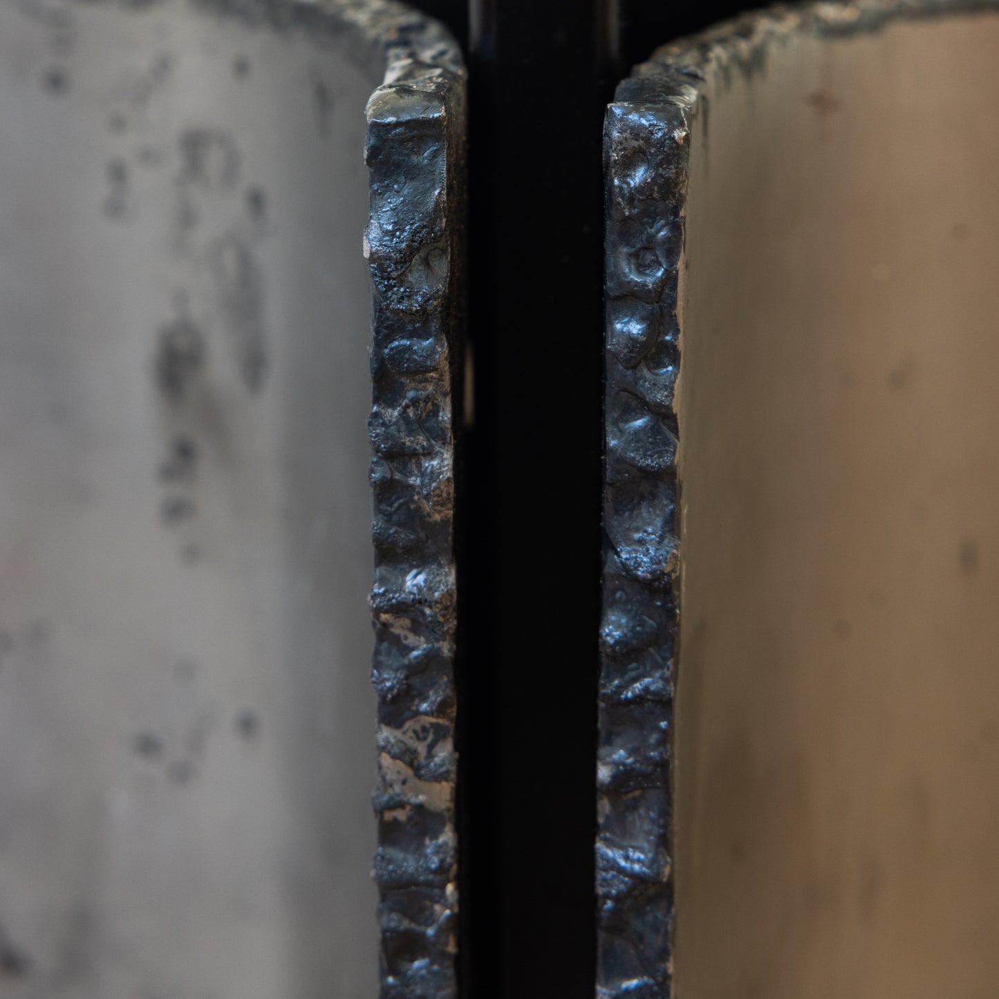 David Kleinberg | Torch Cut Steel Table Lamps
