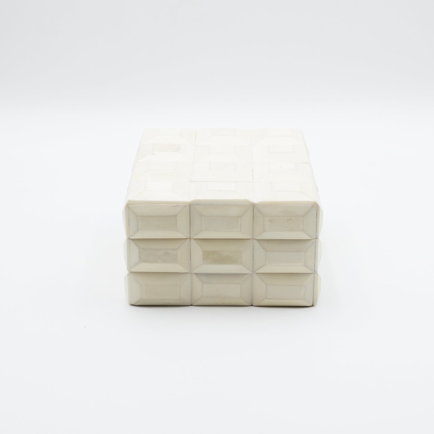 Carved Ivory Bone Box