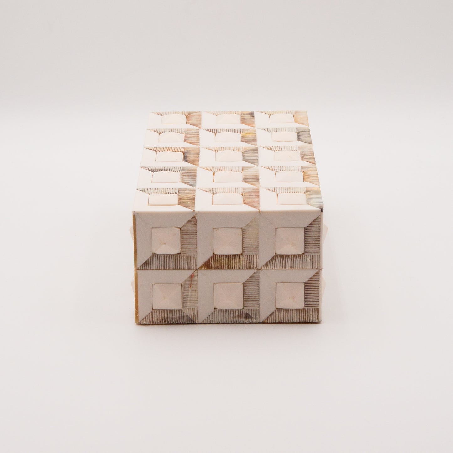 Horn + Ivory Bone Inlay Box