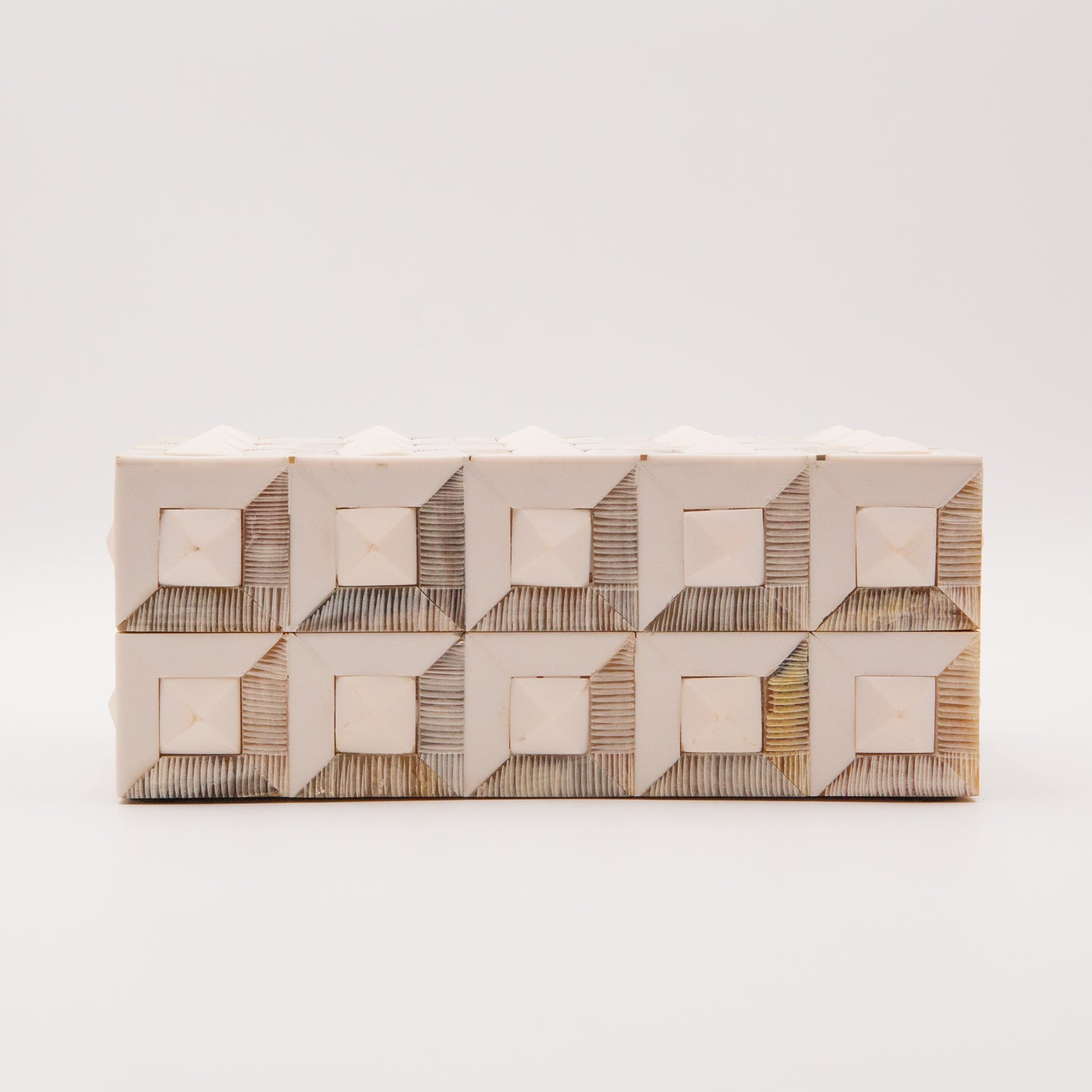 Horn + Ivory Bone Inlay Box