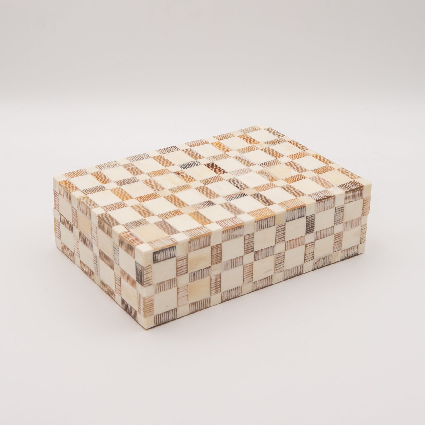 Checkered Bone Inlay Box