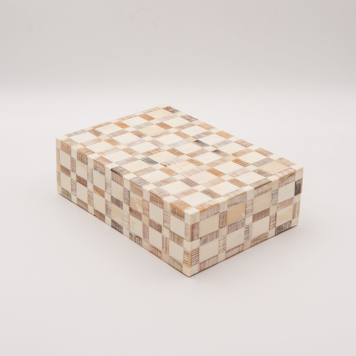 Checkered Bone Inlay Box