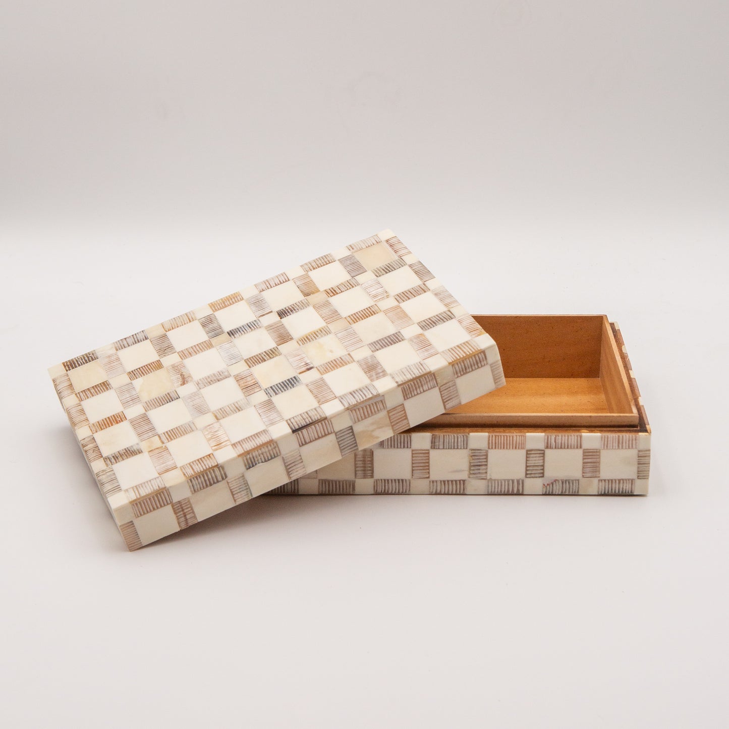 Checkered Bone Inlay Box