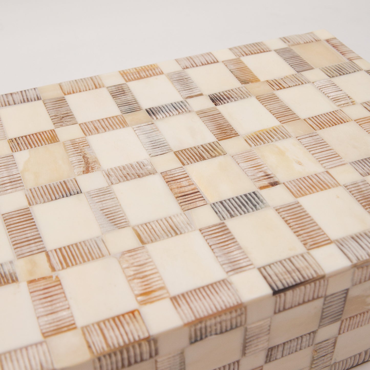 Checkered Bone Inlay Box