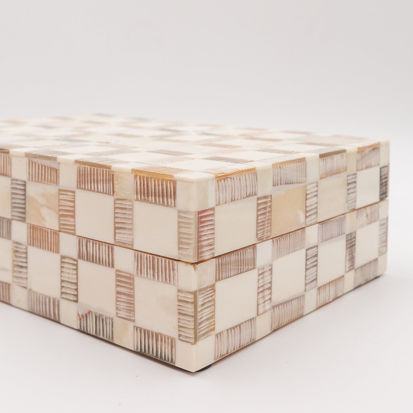 Checkered Bone Inlay Box