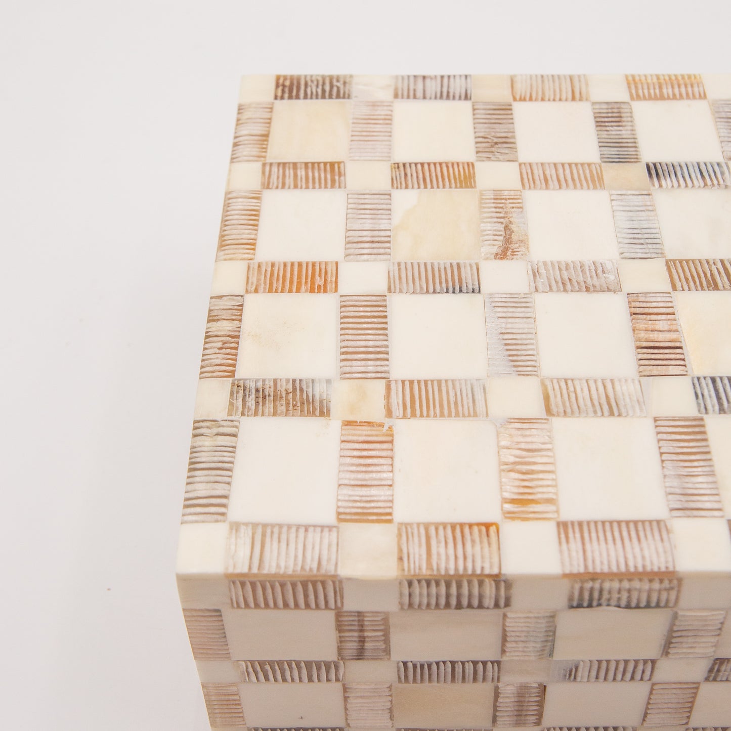 Checkered Bone Inlay Box