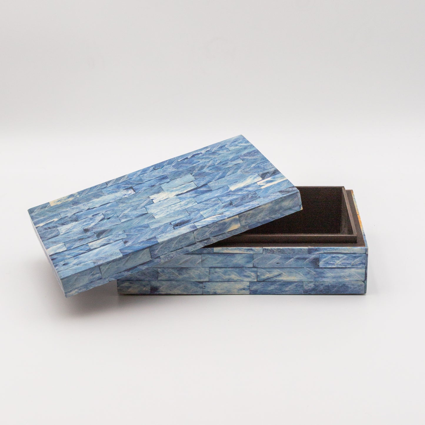 Blue Bone Inlay Box