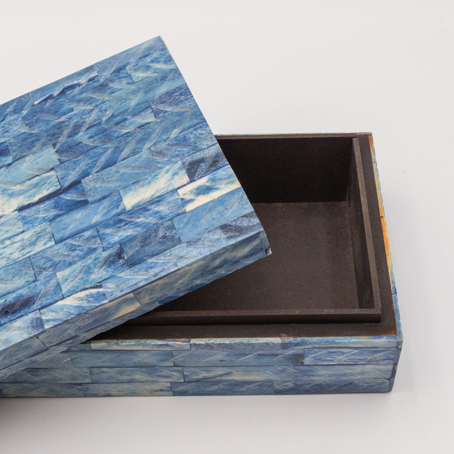 Blue Bone Inlay Box