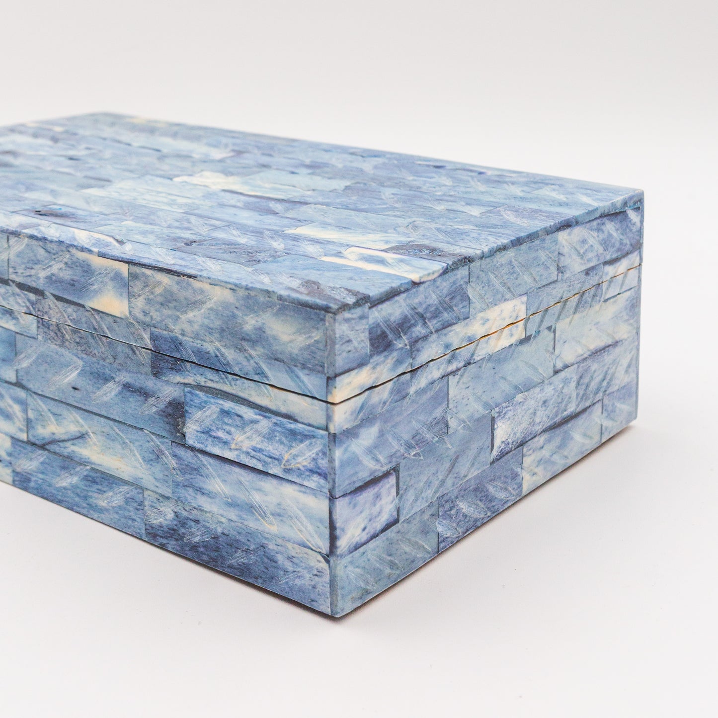 Blue Bone Inlay Box