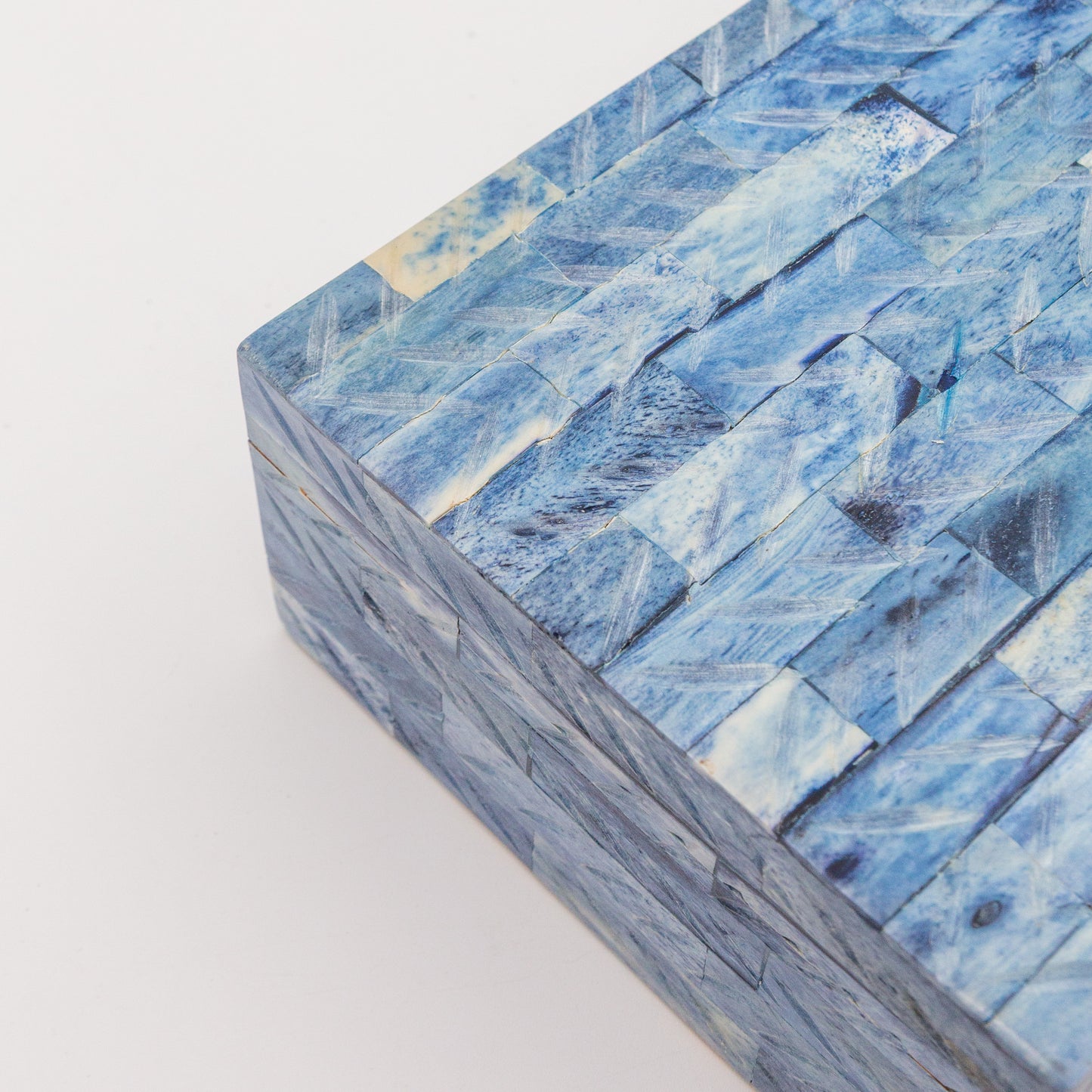 Blue Bone Inlay Box