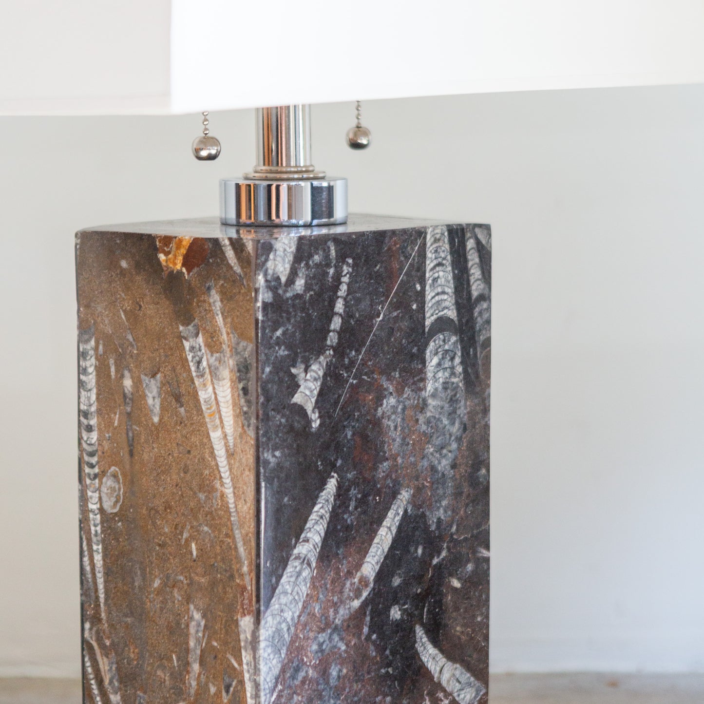 Fossilized Base Table Lamps