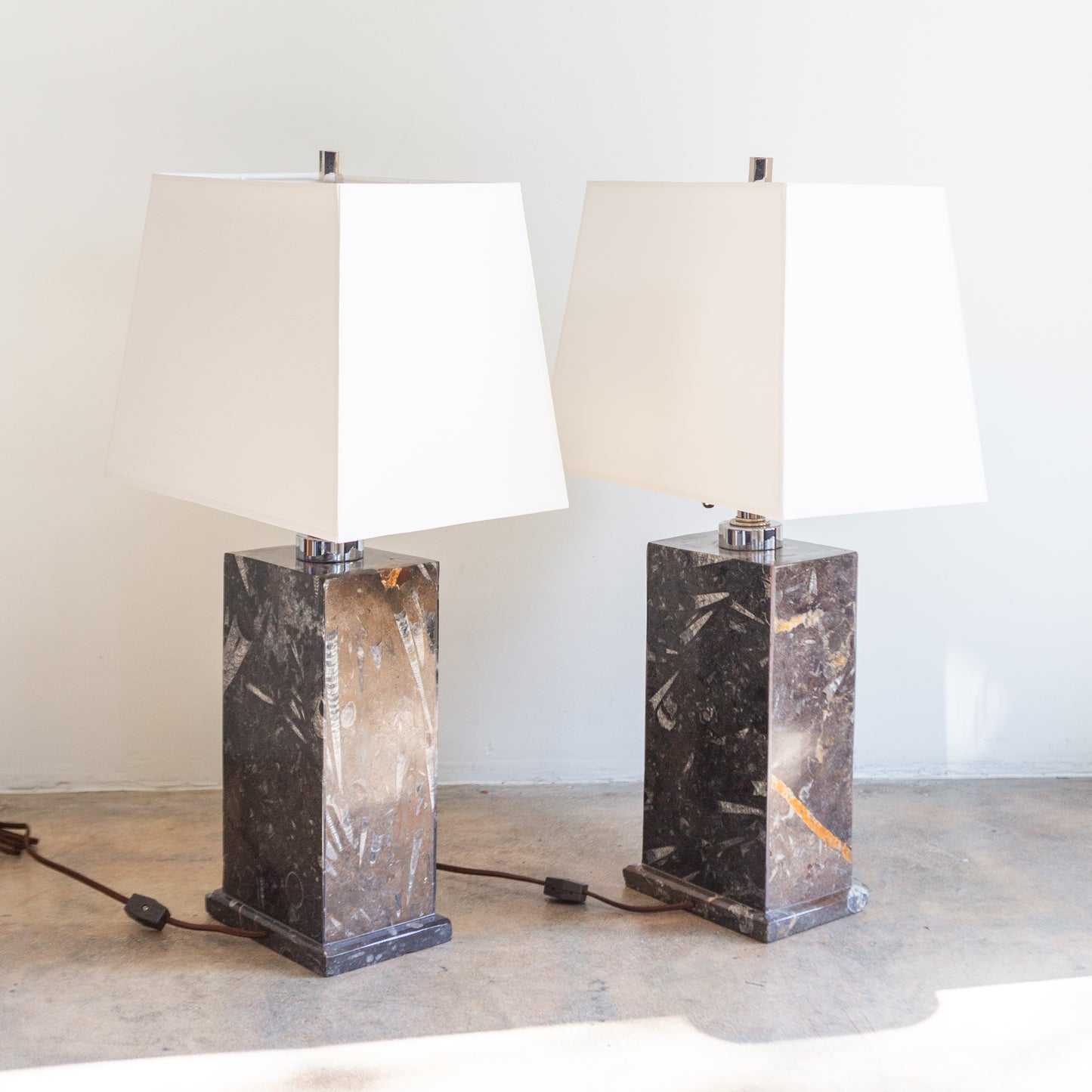 Fossilized Base Table Lamps