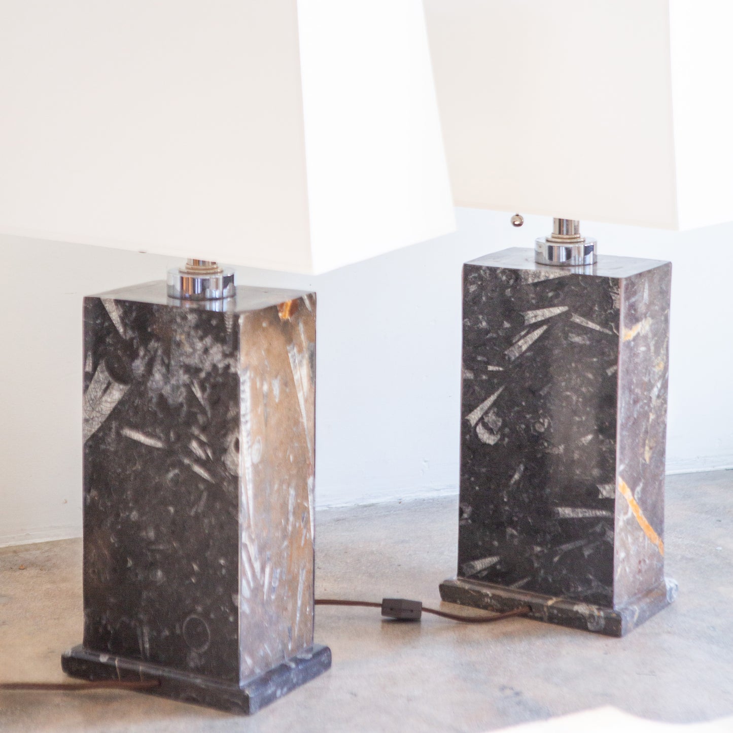 Fossilized Base Table Lamps