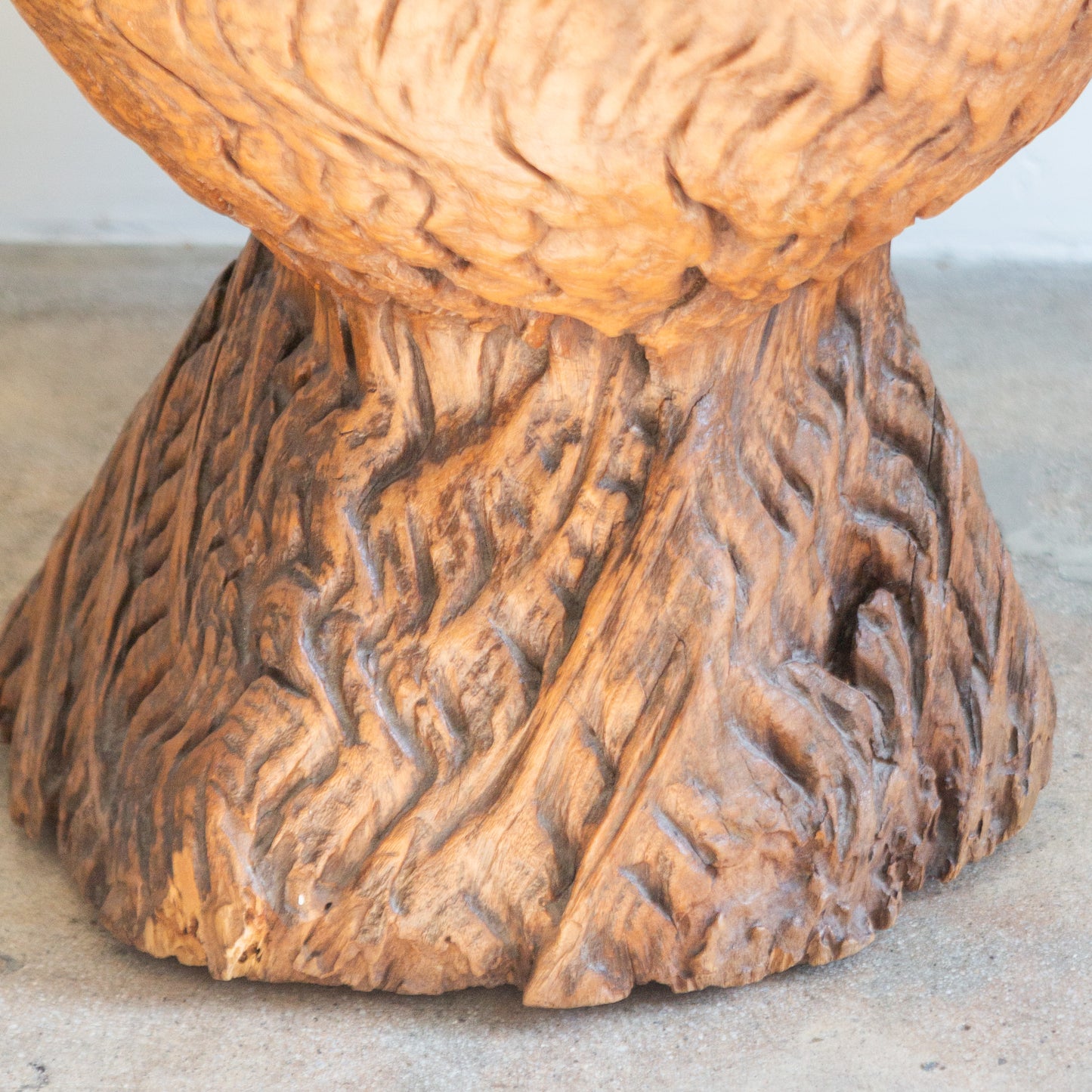 Burlwood Root Pedestal Planter