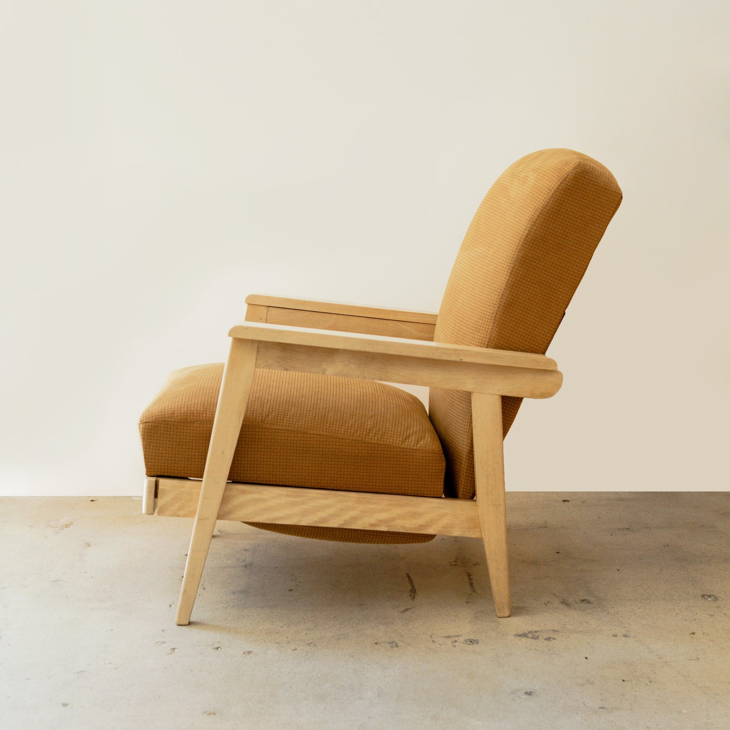 French Reclining Lounge Chair