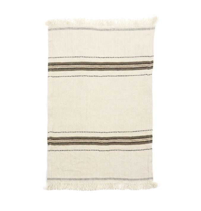 Libeco | Tinos Stripe Belgian Linen Throw