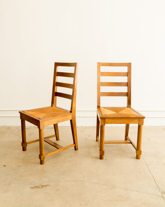 Jacques Adnet | Ladder Back Dining Chairs