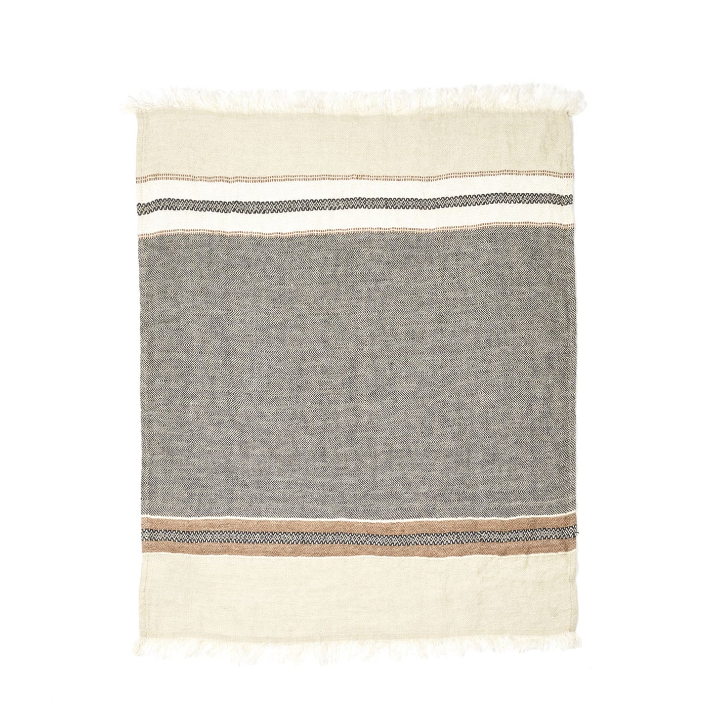 Libeco | Beeswax Stripe Organic Belgian Linen