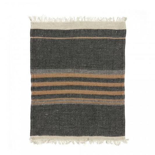 Libeco | Black Stripe Organic Belgian Linen