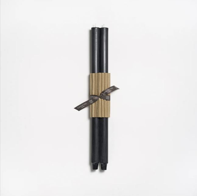 Beeswax Pillar Candles - Black