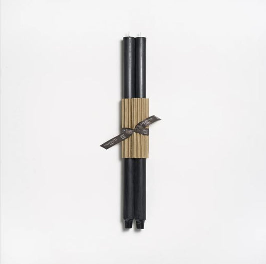 Beeswax Pillar Candles - Black