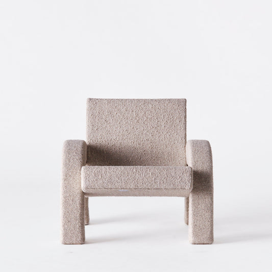Arco Lounge Chair Boucle Natural