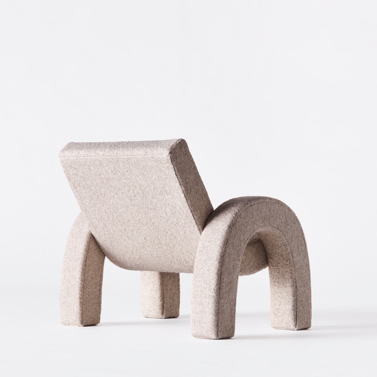 Dusty Deco | Arco Lounge Chair Boucle Natural