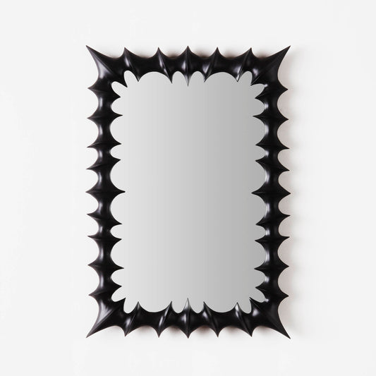 Dusty Deco | Brutalist Mirror Small Black