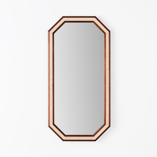 Rattan Mirror Large
