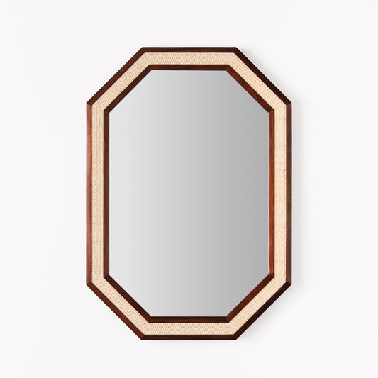 Dusty Deco | Rattan Mirror Small