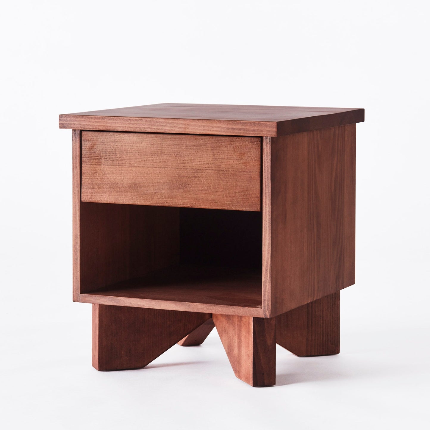 Dusty Deco | V Bedside Table Beech