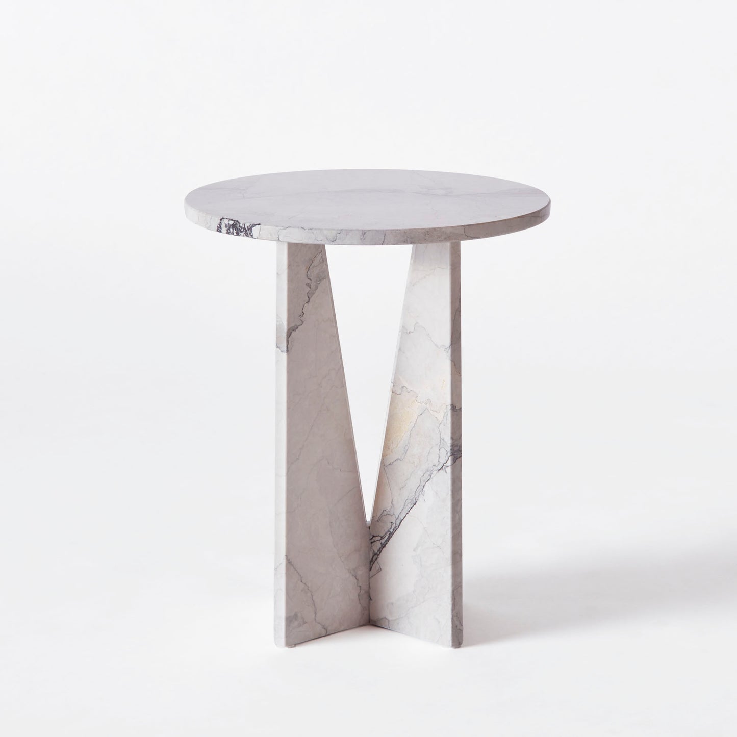 Dusty Deco | V Side Table Albanian Grey