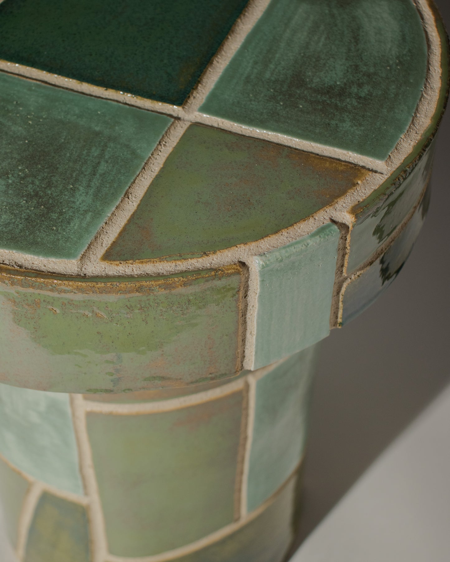 Streicher Goods | Patchwork Side Table - Green