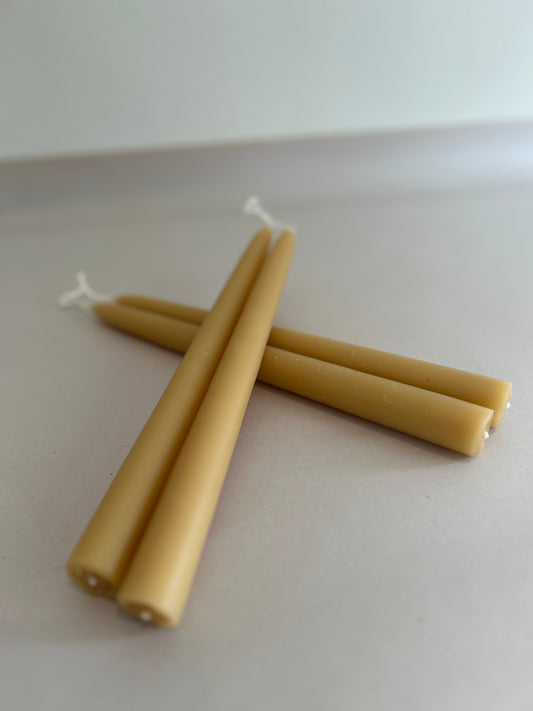 Beeswax Taper Candles