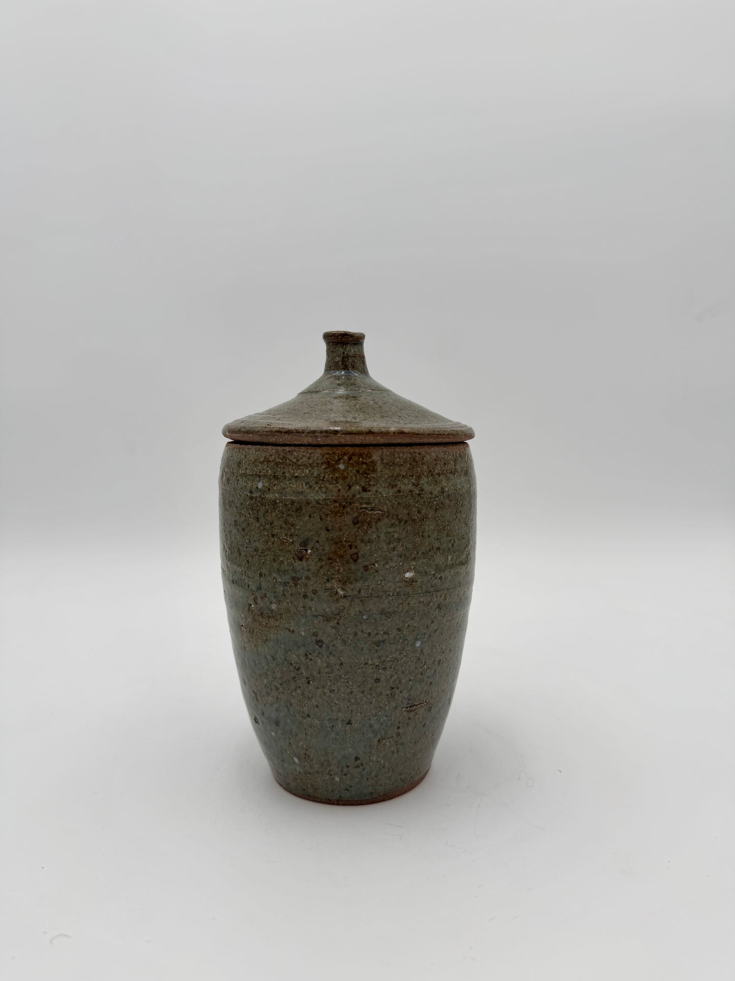 Mitsuko Ikeno | Speckle Tone Lidded Vessel