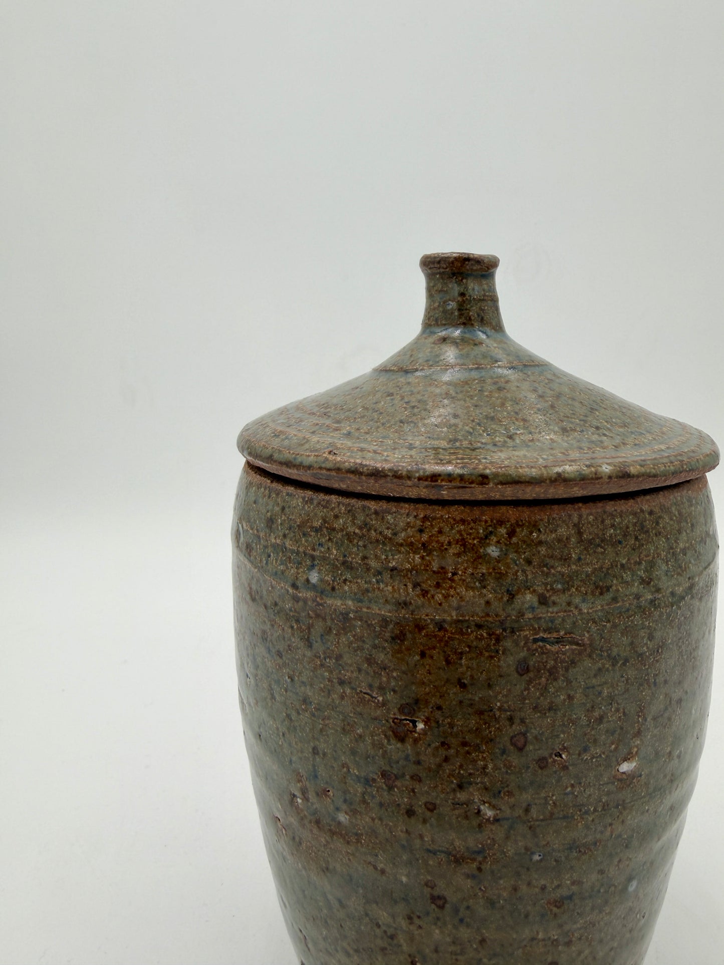 Mitsuko Ikeno | Speckle Tone Lidded Vessel