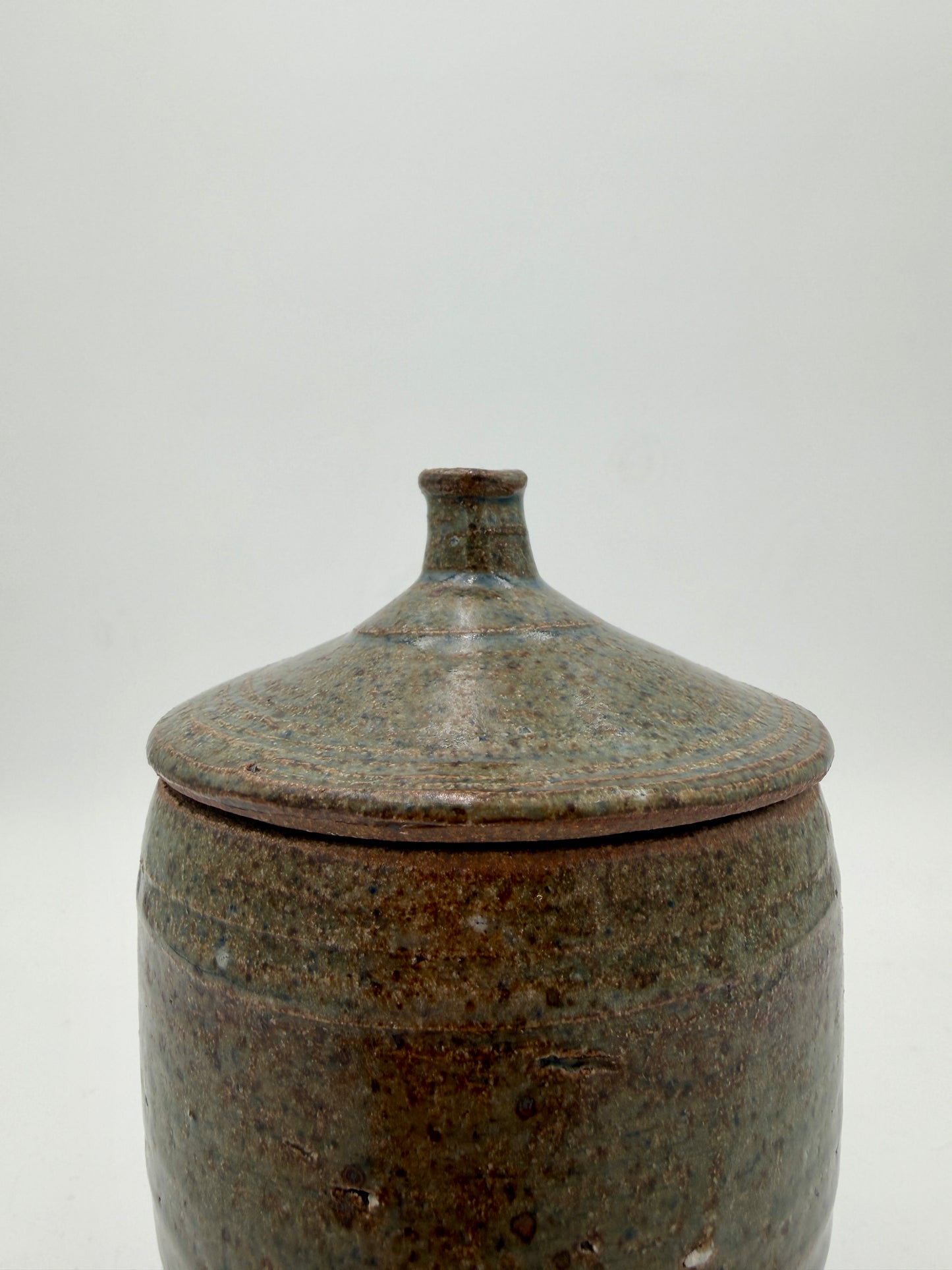 Mitsuko Ikeno | Speckle Tone Lidded Vessel