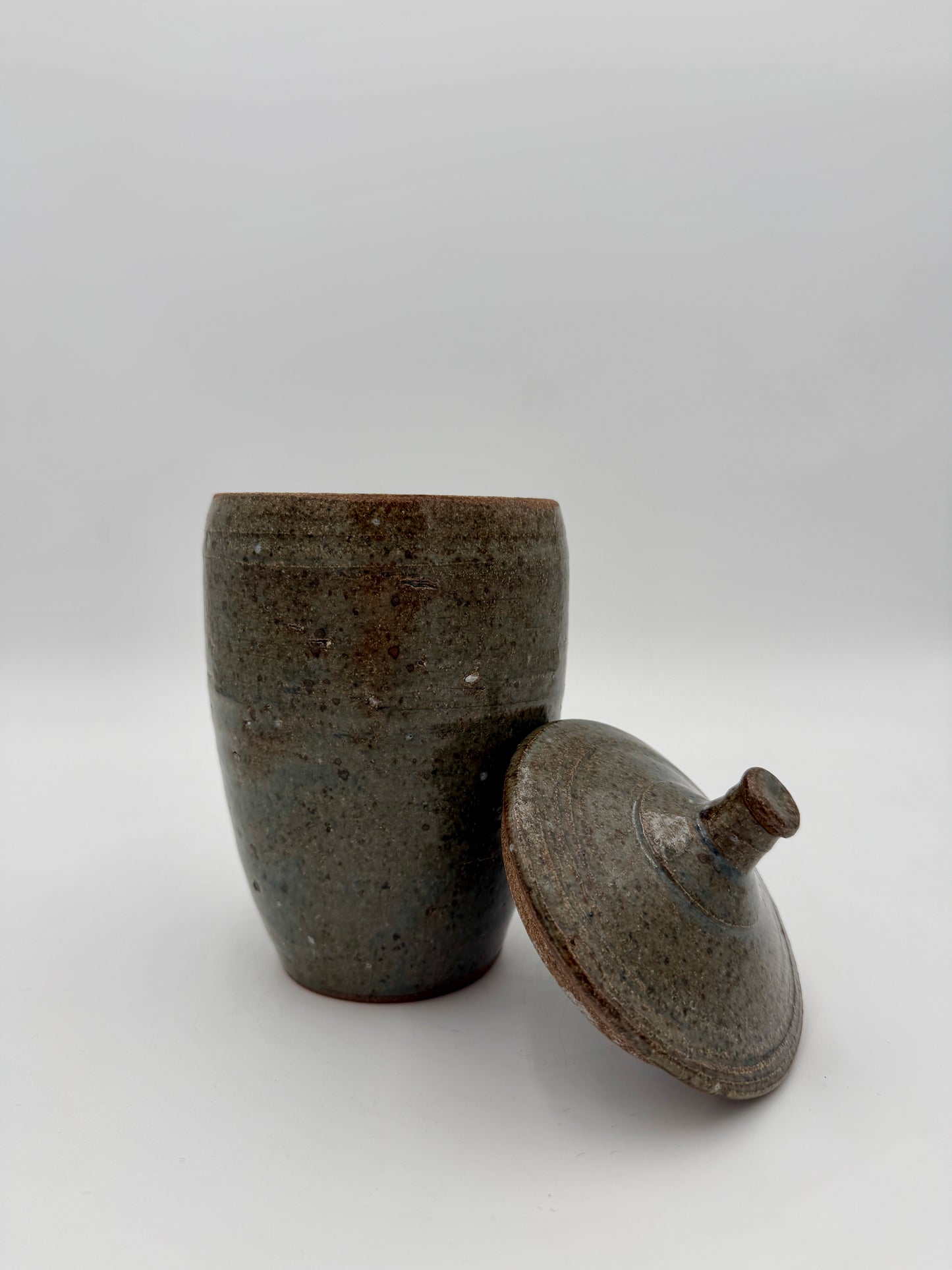 Mitsuko Ikeno | Speckle Tone Lidded Vessel