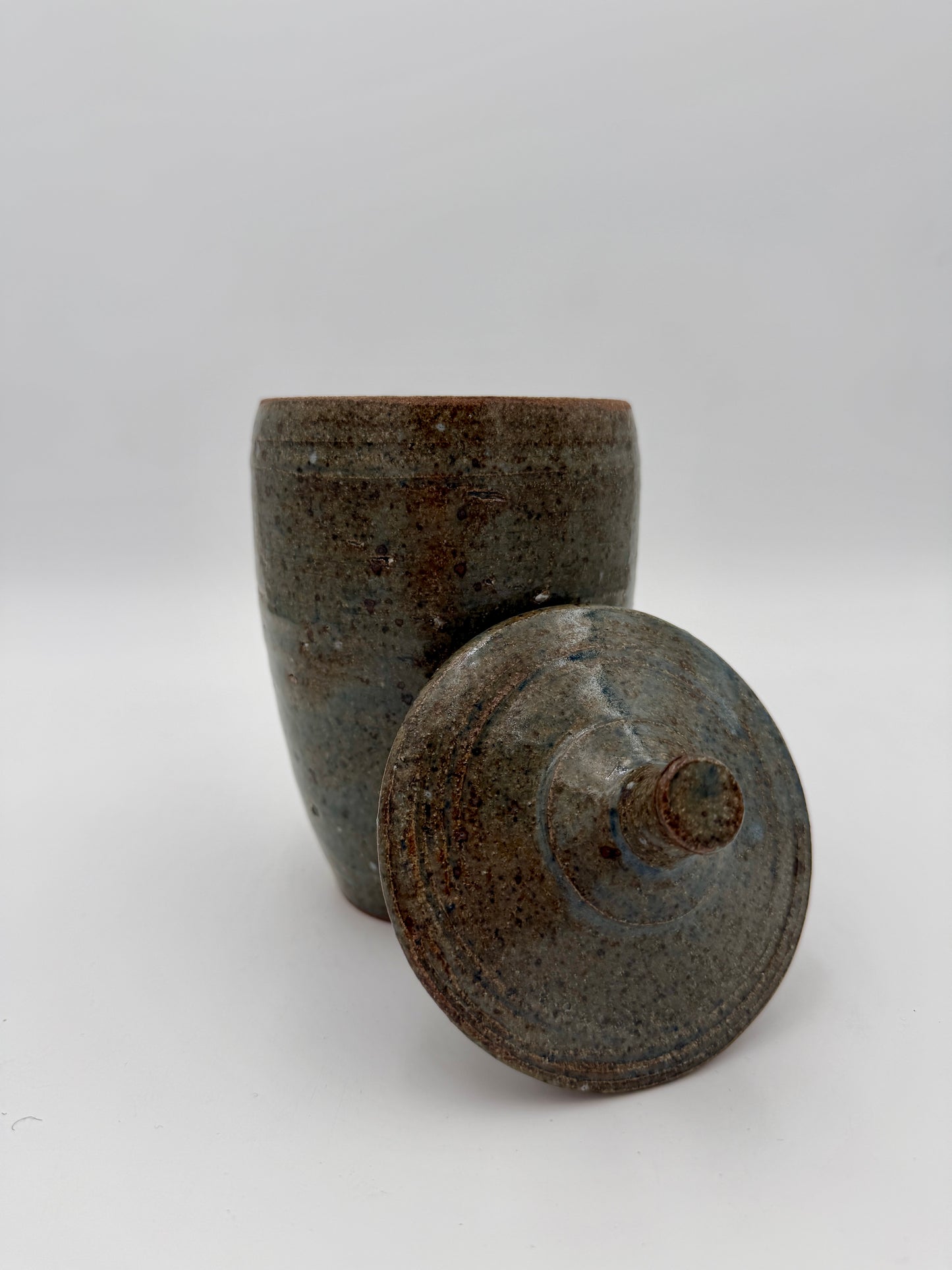 Mitsuko Ikeno | Speckle Tone Lidded Vessel