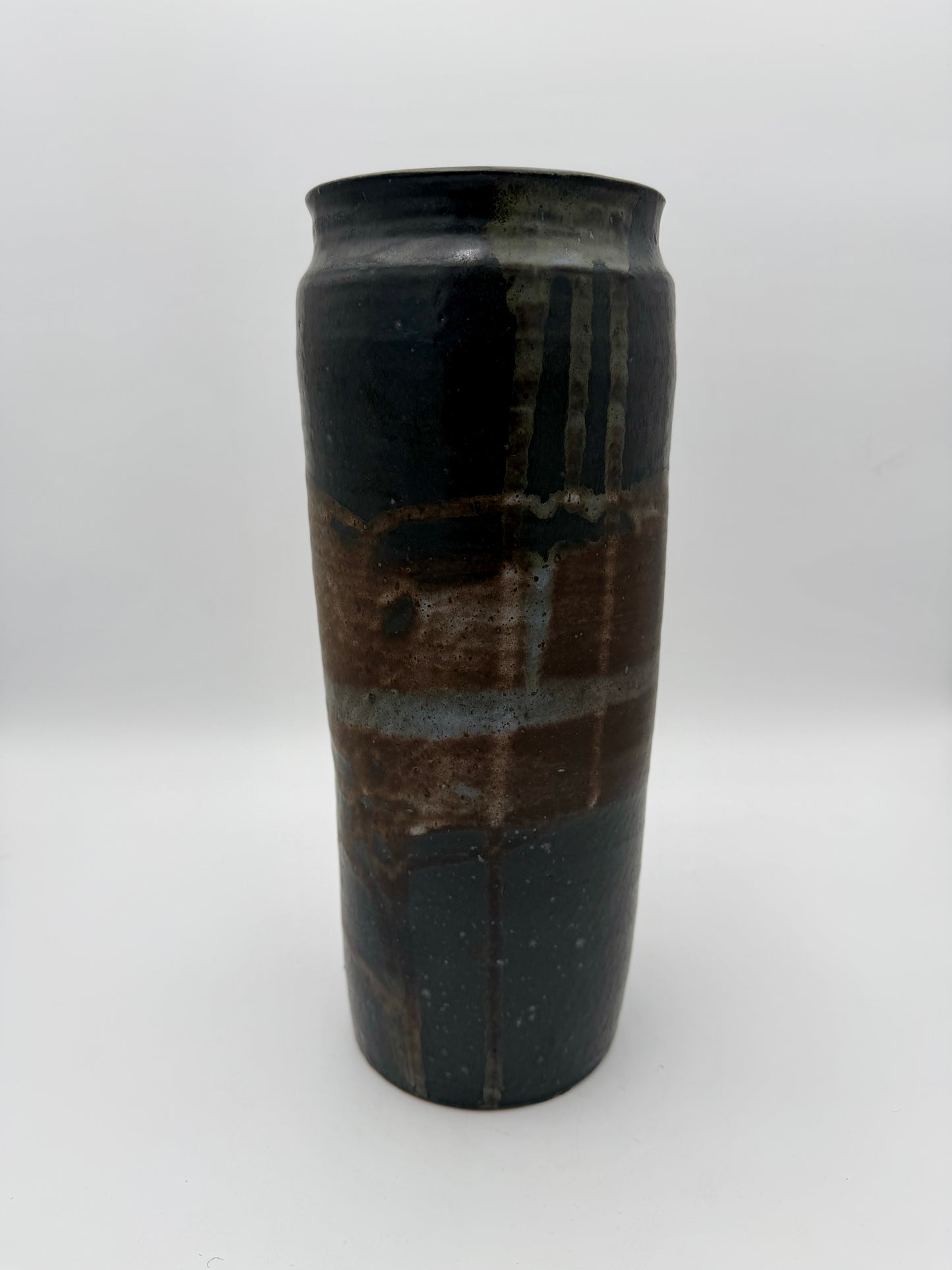 Mitsuko Ikeno |  Dark + Moody Glazed Ceramic Vase