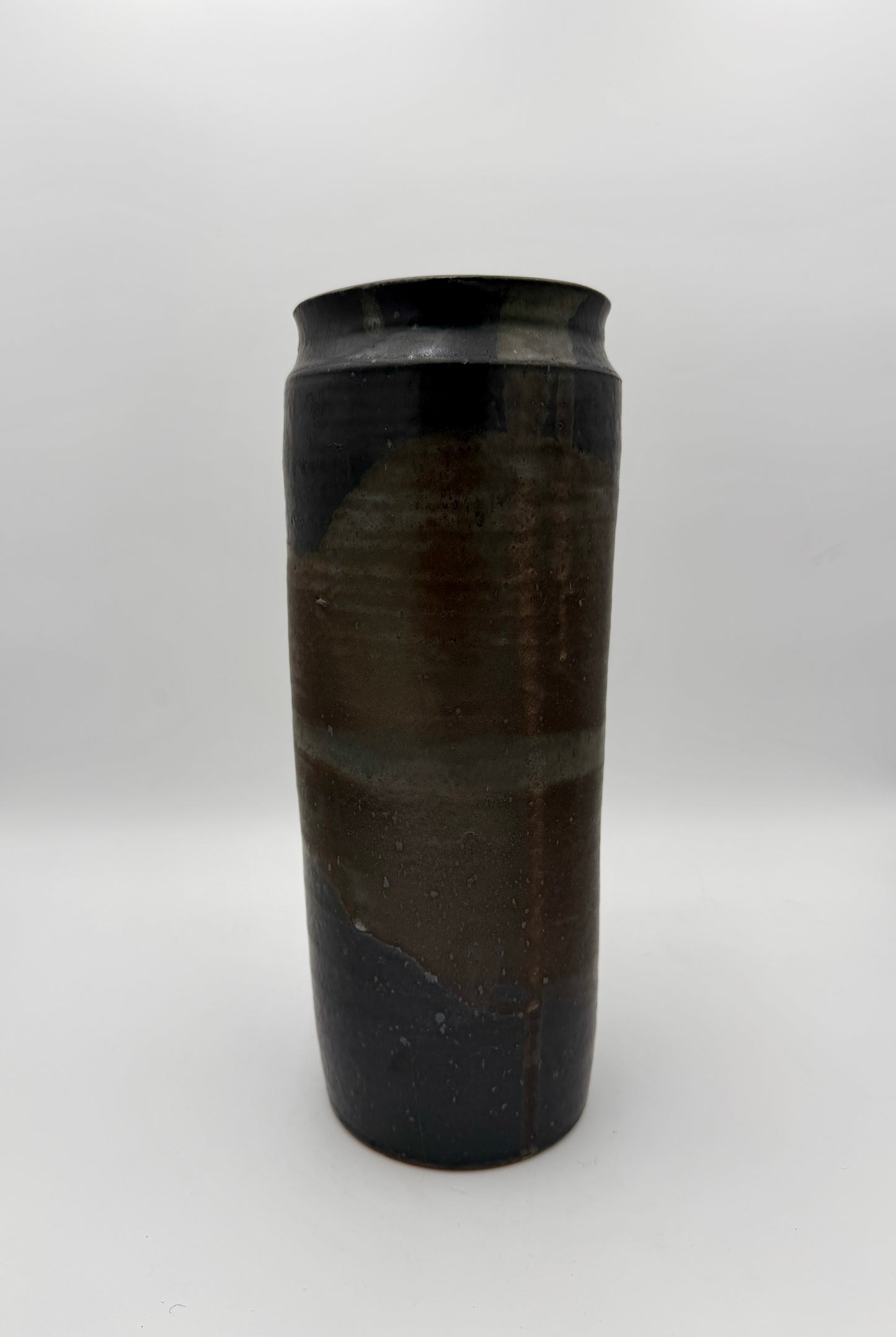 Mitsuko Ikeno |  Dark + Moody Glazed Ceramic Vase