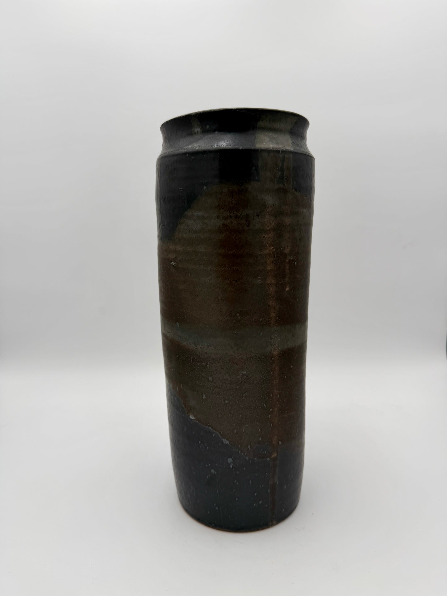 Mitsuko Ikeno |  Dark + Moody Glazed Ceramic Vase