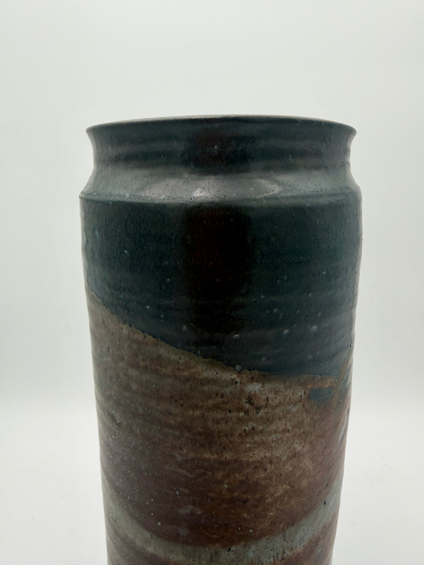 Mitsuko Ikeno |  Dark + Moody Glazed Ceramic Vase