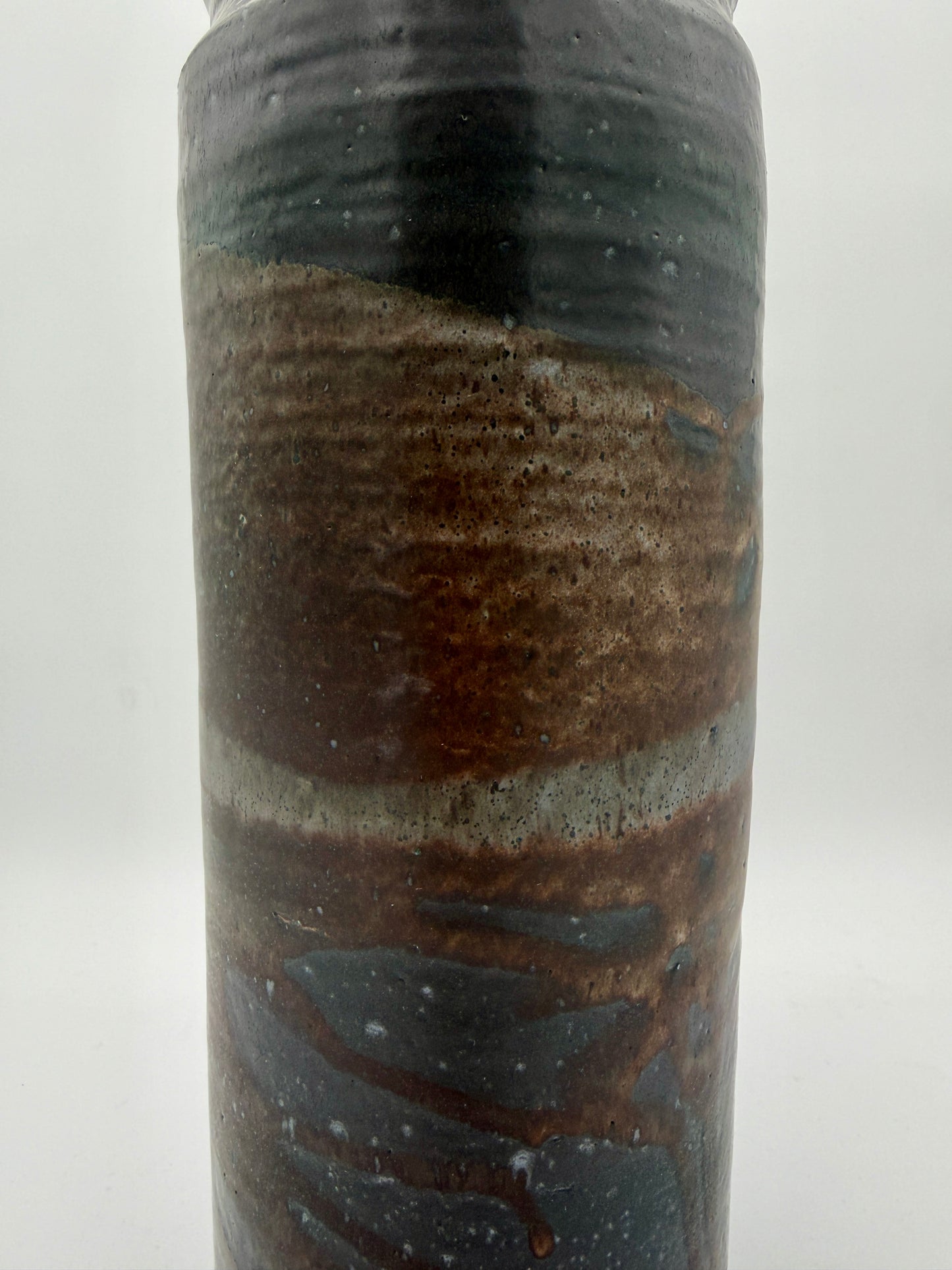 Mitsuko Ikeno |  Dark + Moody Glazed Ceramic Vase